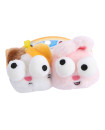 Bulging-Eye Magnetic Plush Character Keychain Set - w/p